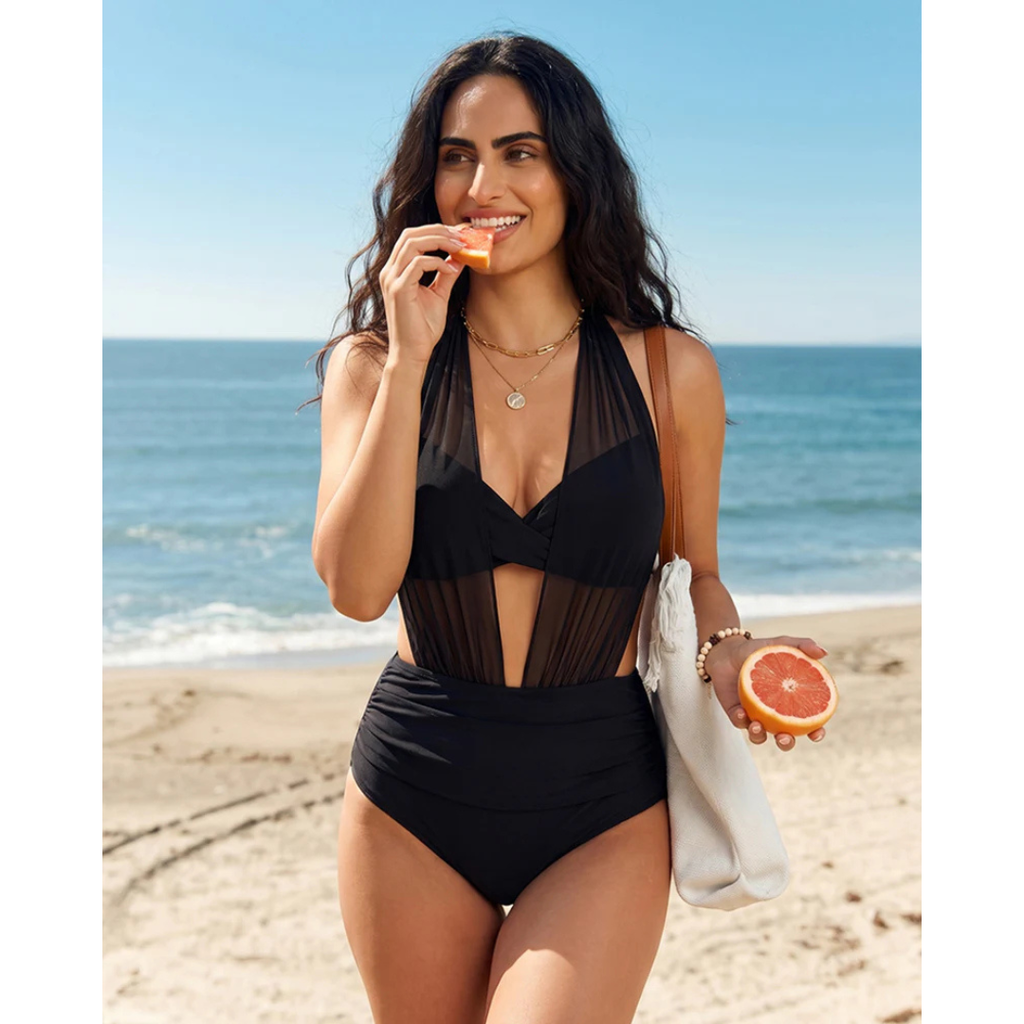 Sabine | Bikini 2 en 1 de Talle Alto con Control de Abdomen