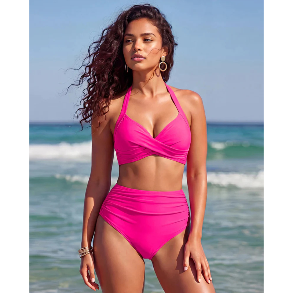 Sabine | Bikini 2 en 1 de Talle Alto con Control de Abdomen