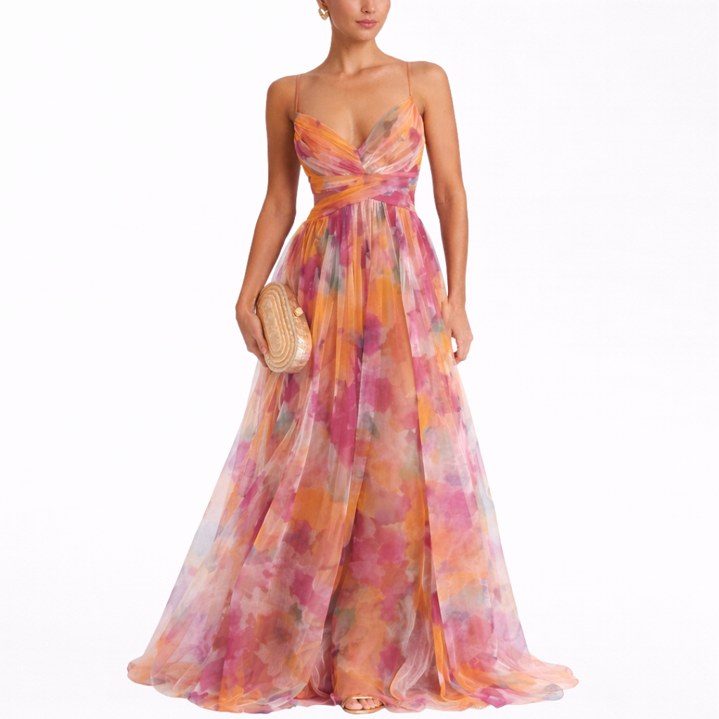 Giselle | Vestido Maxi Floral Encantador