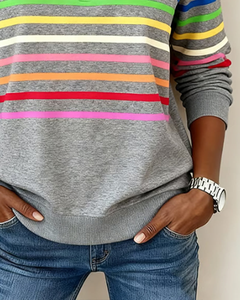 MARIA | Jersey casual con estilo colorido y máxima comodidad para el día a día