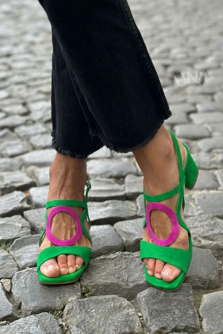 Valentina - Sandalias Vibrantes de Verano