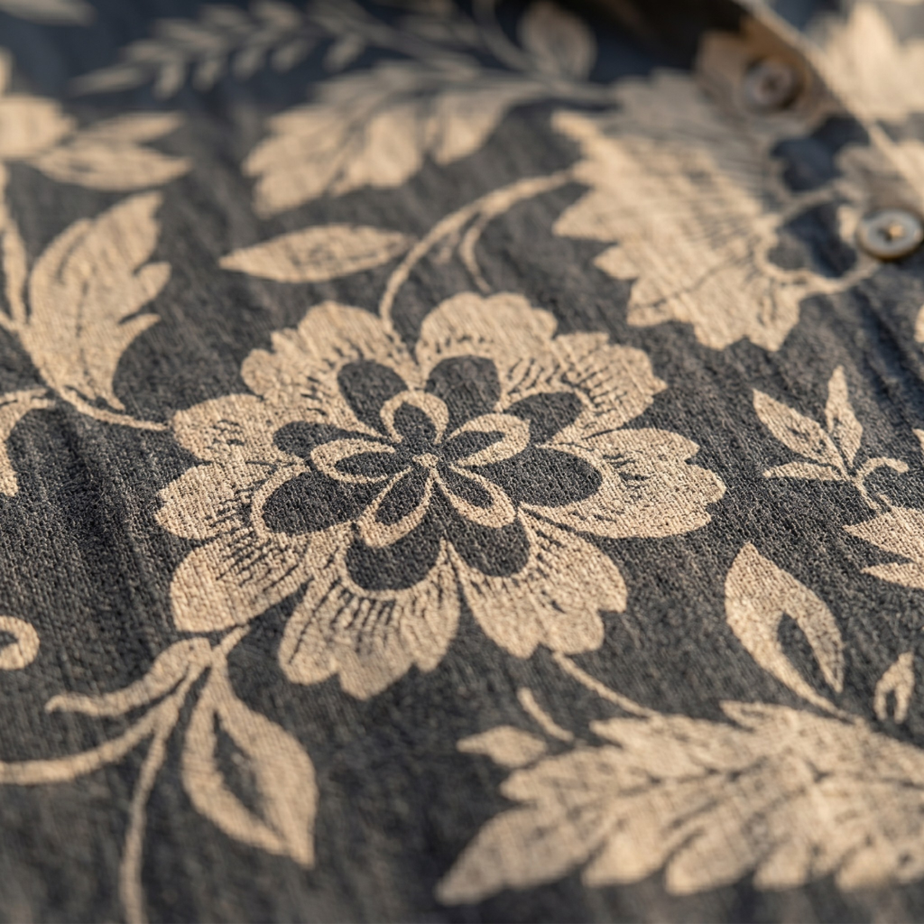 Chiara | Blusa elegante in lino con stampa floreale