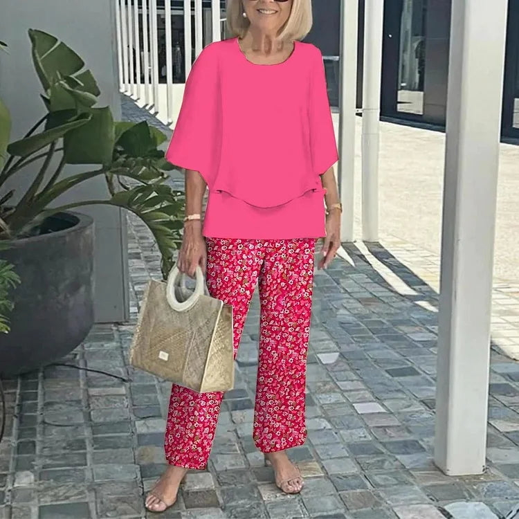 Genevieve | Conjunto Dos Piezas Estampado Tendencia