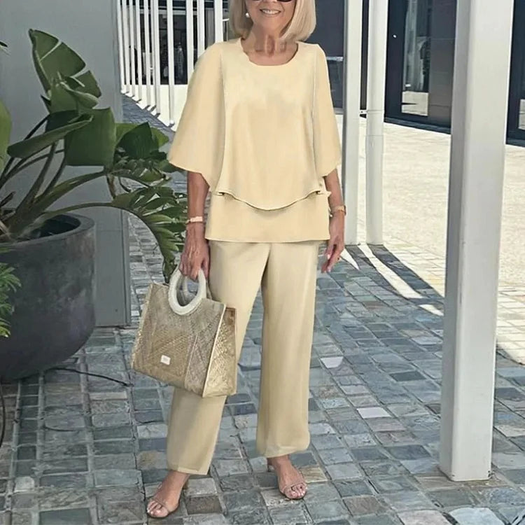 Genevieve | Conjunto Dos Piezas Estampado Tendencia