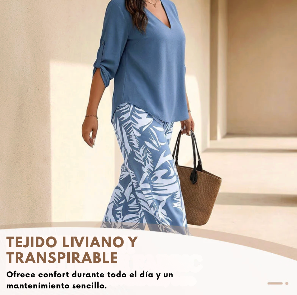 PROJECT MODA- Conjunto Elegante - Estilo sin esfuerzo, frescura total