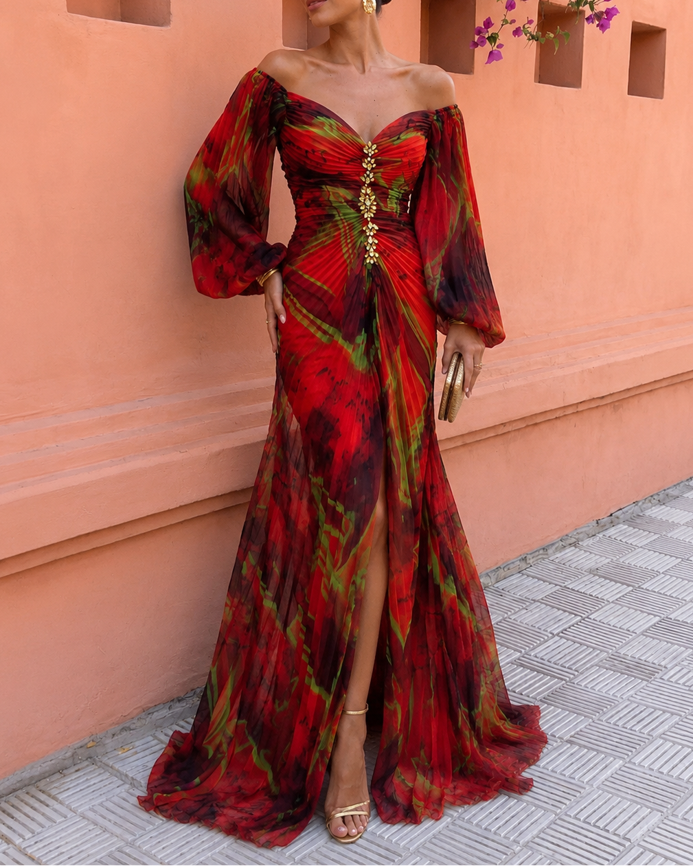 Isabel – Vestido Maxi Floral