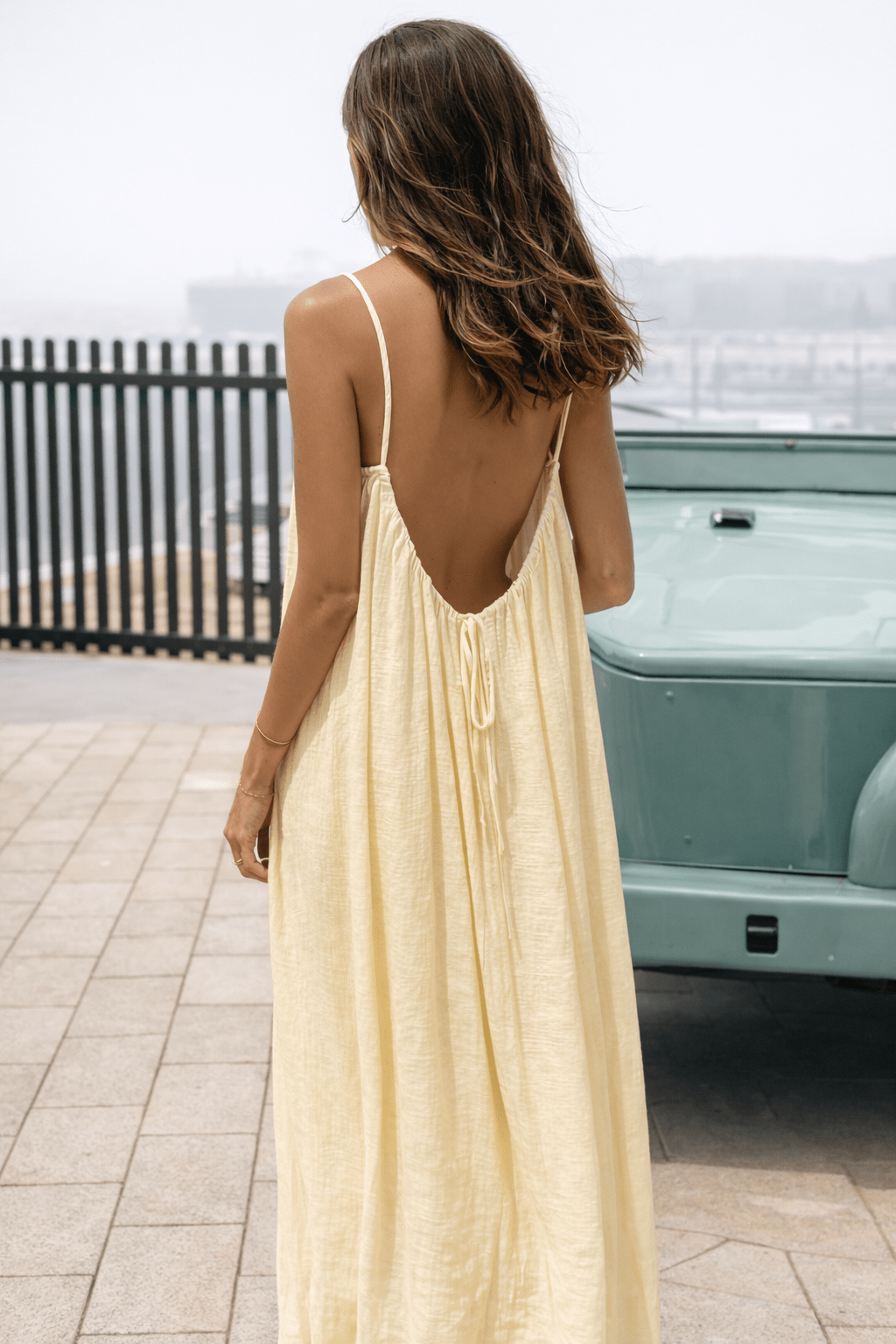 Vestido Maxi con Espalda Descubierta