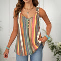 Blusa de Tirantes a Rayas de Colores