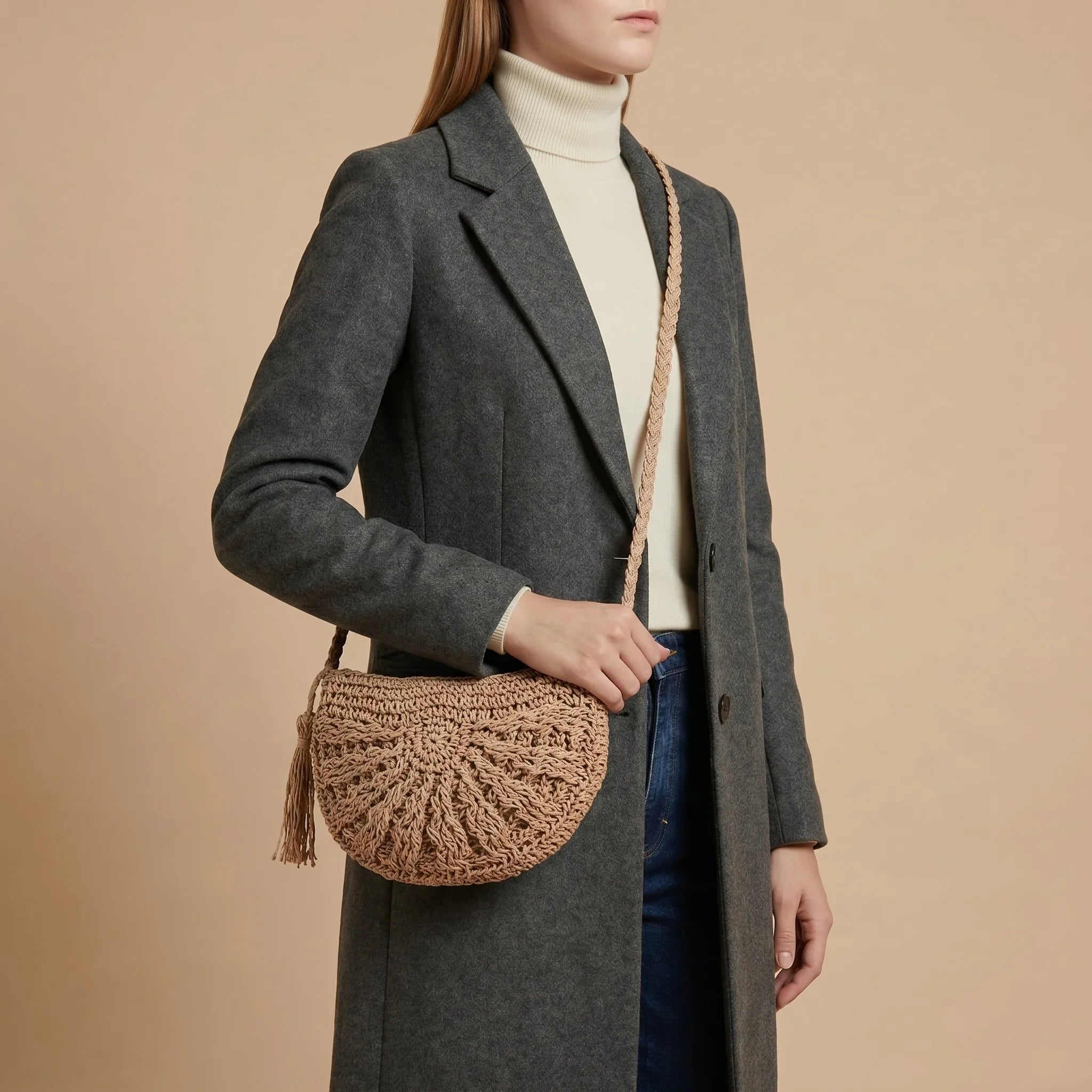 Bolso Tejido Minimalista