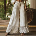 Pantalón Palazzo de Encaje Boho Chic