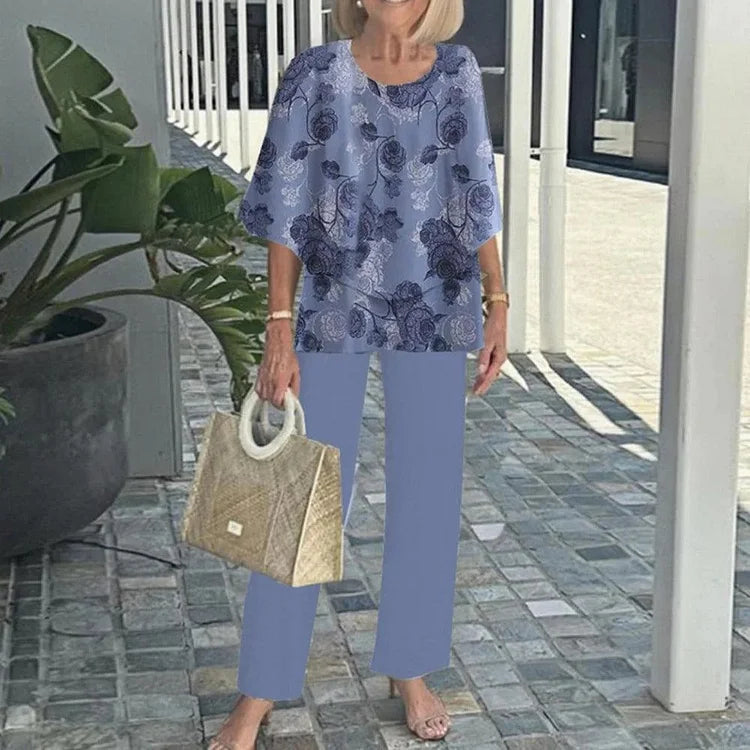 Genevieve | Conjunto Dos Piezas Estampado Tendencia