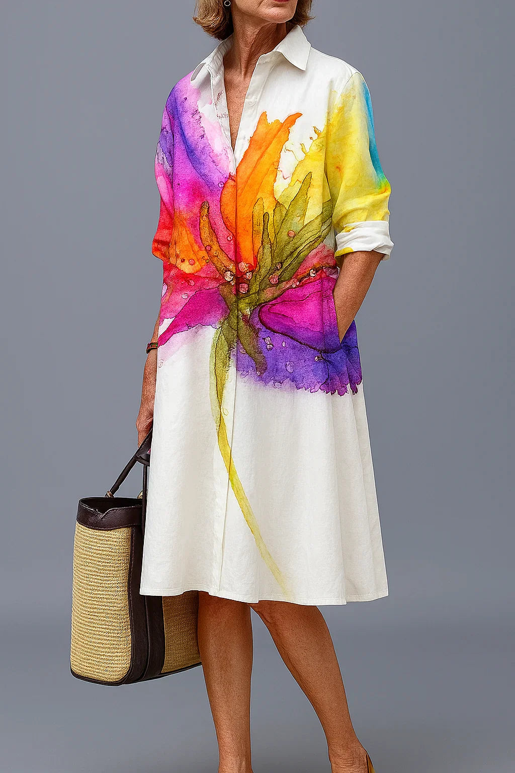 Vestido Midi AMELIA Cómodo
