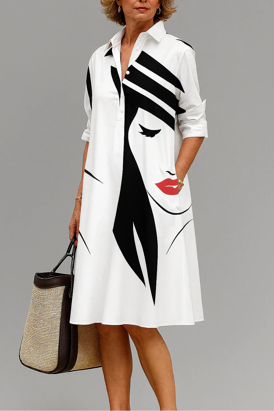 Vestido Midi AMELIA Cómodo