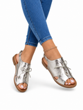Stella™ | Sandalias Elegantes de Cuero con Cordones